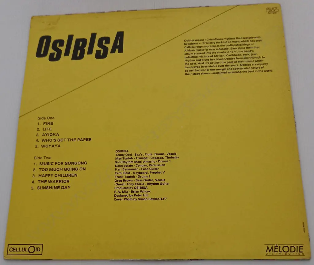 Osibisa, Live At The Marquee Image 1++